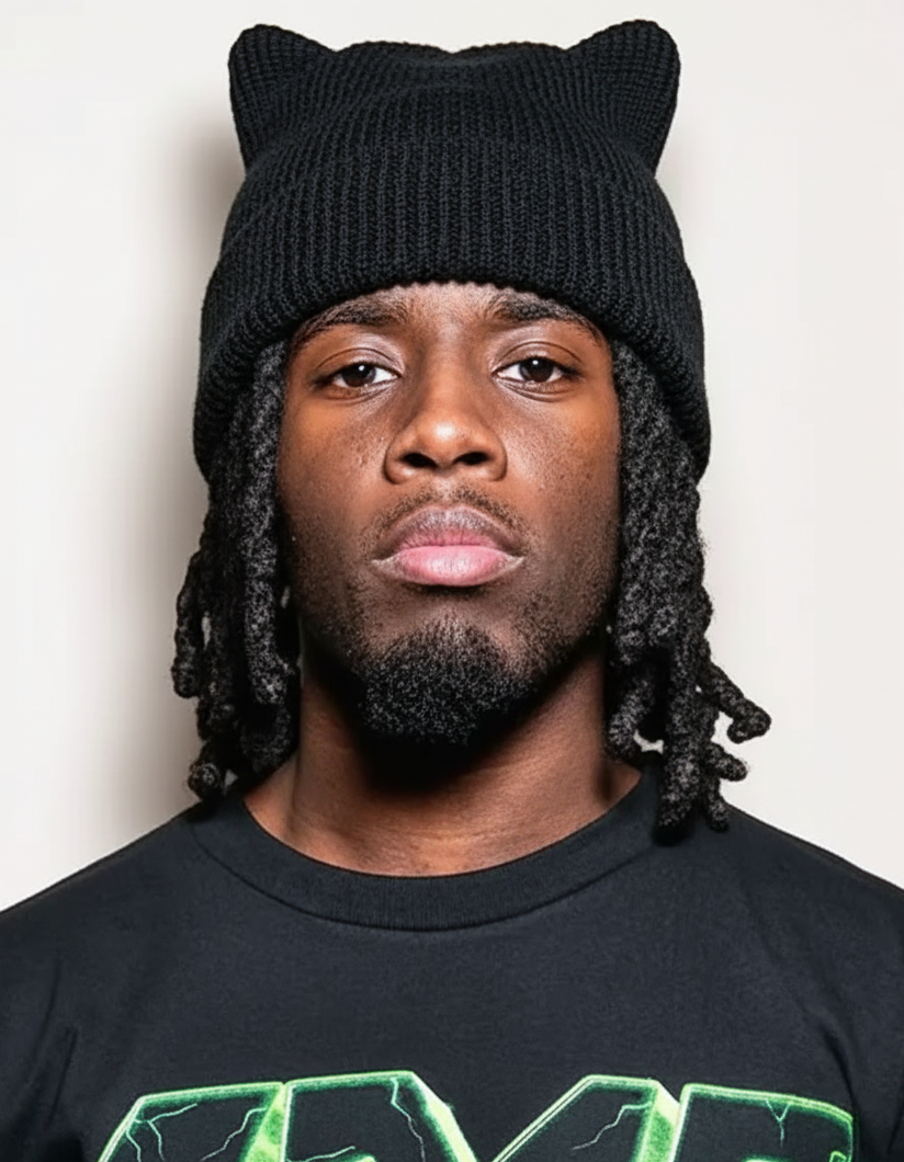 Blackout Crochet Hat