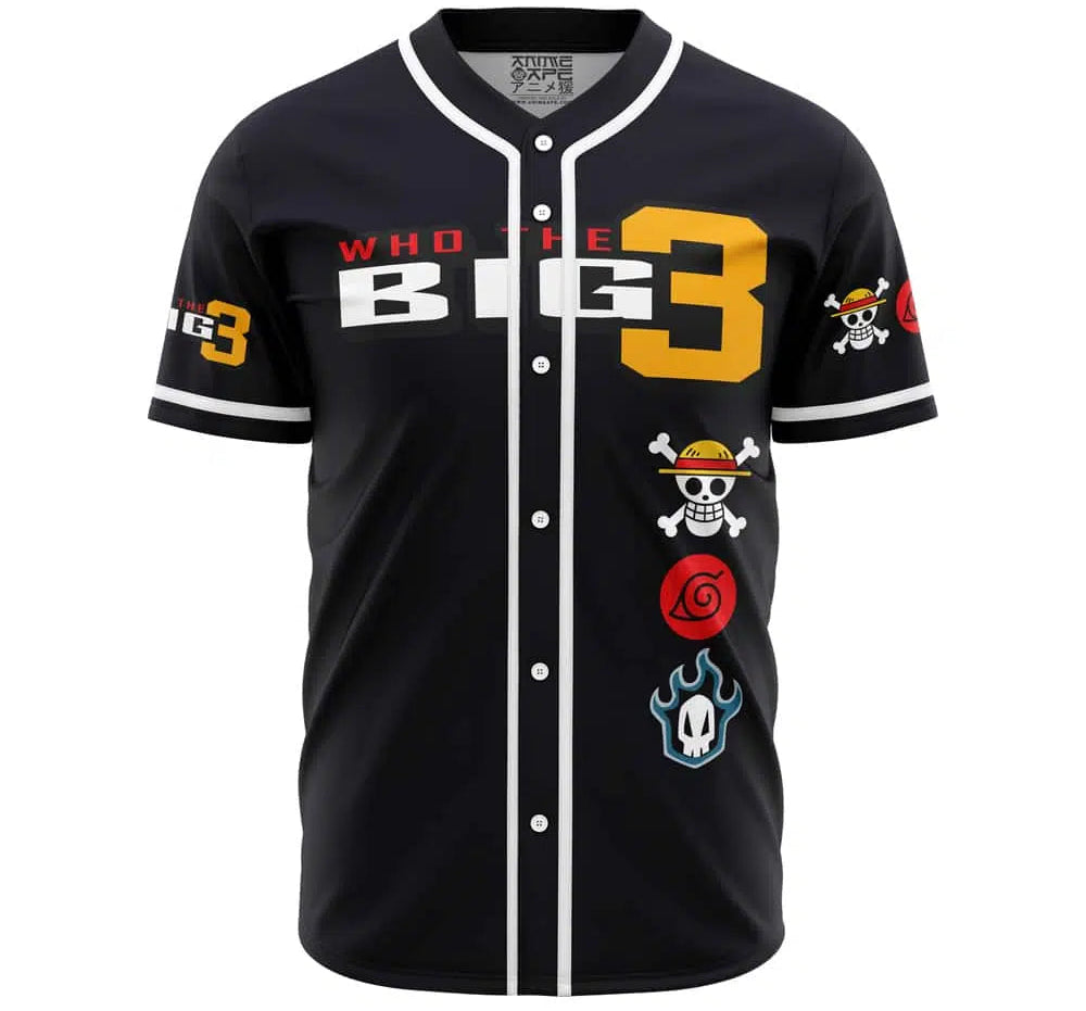 Who The Big 3 V1 Baseball Jersey